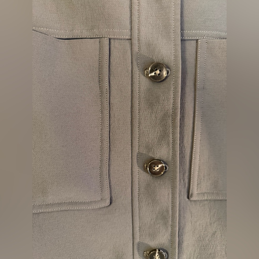 Aritzia Wilfred Little Cropped Jacket Gray | Size S | Minimalist - Picture 8 of 11